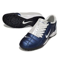 Nike Total 90 III Navy Blue and White Turf TF Football Boot