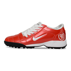 Nike Total 90 III Red and White Turf TF Football Boot