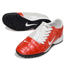 Nike Total 90 III Red and White Turf TF Football Boot