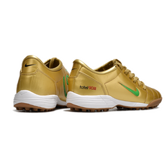 Nike Total 90 III Gold and Green Turf TF Football Boot