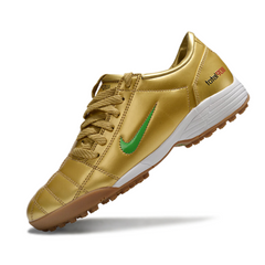 Nike Total 90 III Gold and Green Turf TF Football Boot