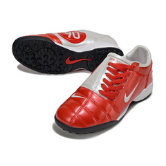 Nike Total 90 III Red and White Turf TF Football Boot