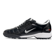 Nike Total 90 III Black and Silver Turf TF Football Boot
