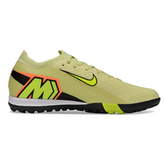 Nike Zoom Mercurial Vapor 16 Elite Kids Yellow Turf TF Football Boot