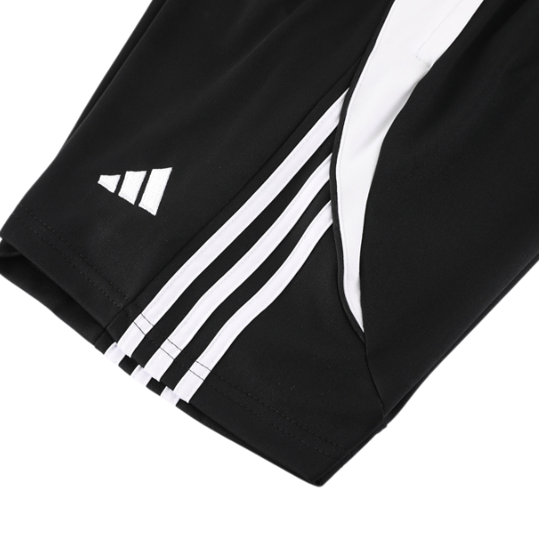 Conjunto Adidas Camiseta + Short Branca e Preta - VENI Futebol