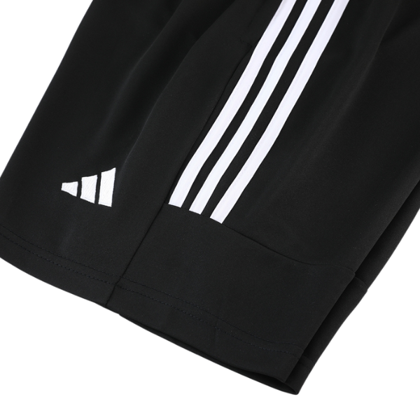 Conjunto Adidas Camiseta + Short Laranja e Preta - VENI Futebol