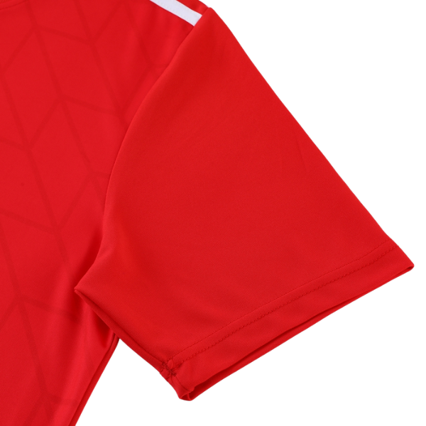 Adidas Set T-Shirt + Shorts in Rot und Schwarz - VENI Fußball