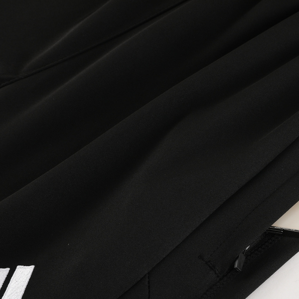 Conjunto de Frio Adidas Blusão + Calça Preta e Branca - VENI Futebol