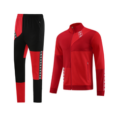 Adidas Trainingsanzug Jacke + rote Hose - VENI Futebol