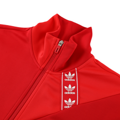 Conjunto für kaltes Wetter Adidas Jacke + rote Hose - VENI Futebol