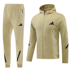 Adidas Beige Jacket + Pants Set