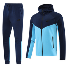 Nike Dark Blue and Light Blue Jacket + Pants Set