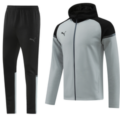 Puma Gray and Black Jacket + Pants Set