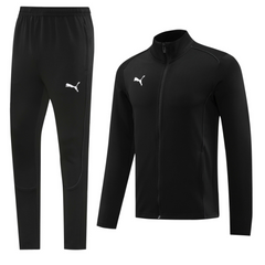 Puma Black Jacket + Pants Apparel Set