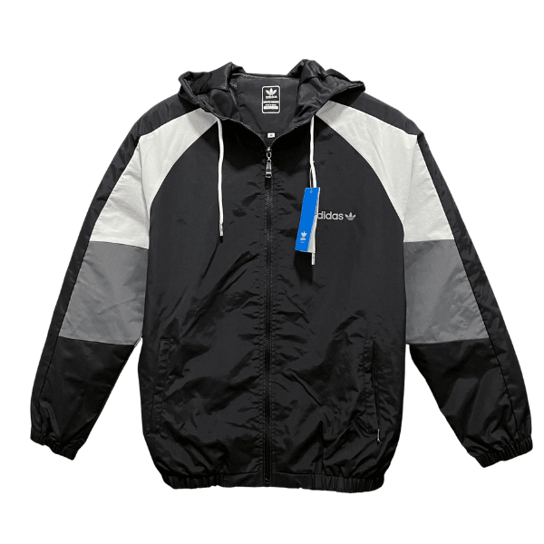 Windbreaker Adidas Preto,Branco e Cinza - VN Esportes