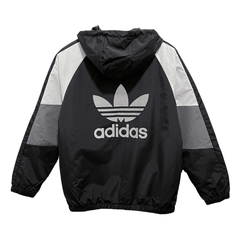 Windbreaker Adidas Preto,Branco e Cinza - VN Esportes