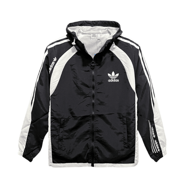 Windbreaker Adidas Preto e Branco - VN Esportes