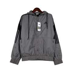 Windbreaker Adidas Cinza - VENI Futebol