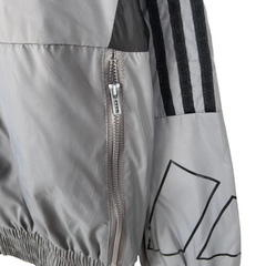 Windbreaker Adidas Cinza - VENI Futebol