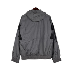 Windbreaker Adidas Cinza e Preto - VENI Futebol