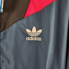 Windbreaker Adidas Preto e Azul - VN Esportes