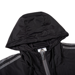 Windbreaker Adidas Preto e Cinza - VENI Futebol