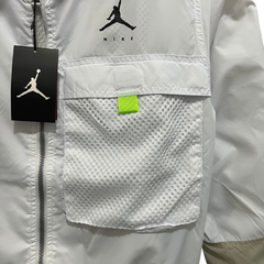 Jordan White Windbreaker