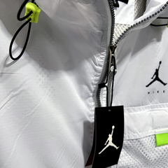 Jordan White Windbreaker