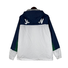 Windbreaker Jordan Branco e Azul - VENI Futebol