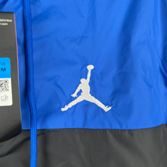Windbreaker Jordan Preto e Azul - VENI Futebol