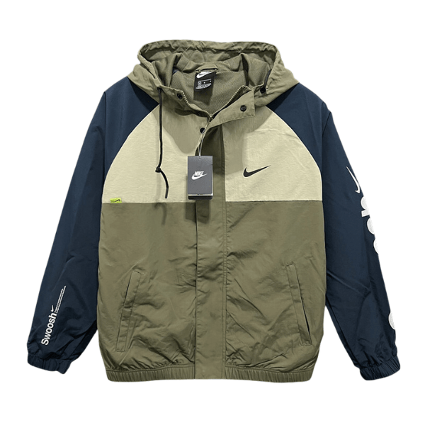 Windbreaker Nike Bege e Azul - VN Esportes