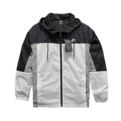 Windbreaker Nike Branco,Cinza e Preto - VN Esportes