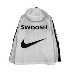 Windbreaker Nike Branca, Cinza e Azul - VENI Futebol