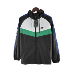 Windbreaker Nike Preto,Branco e Verde - VN Esportes