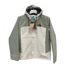 The North Face Windbreaker Green and Beige