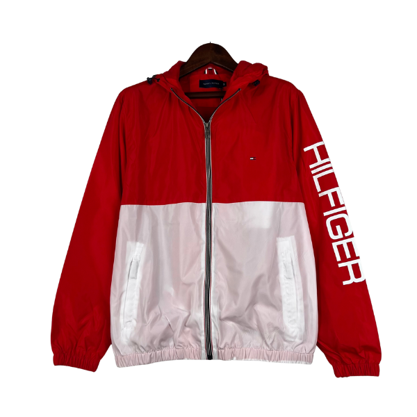 Windbreaker Tommy Hilfiger Azul Vermelho e Branco - VENI Futebol