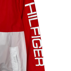 Windbreaker Tommy Hilfiger Azul Vermelho e Branco - VENI Futebol