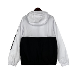 Windbreaker Tommy Hilfiger Branco e Preto - VENI Futebol