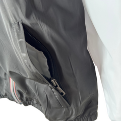 Windbreaker Tommy Hilfiger Branco e Preto - VENI Futebol