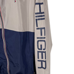 Windbreaker Tommy Hilfiger Cinza e Azul - VENI Futebol