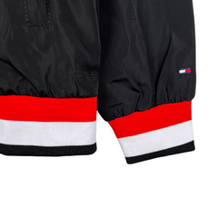 Windbreaker Tommy Hilfiger Preto com detalhes - VENI Futebol