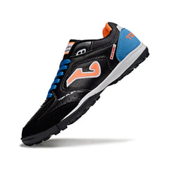 Joma Top Flex Black Blue and Orange Turf TF Football Boot