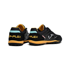 Joma Top Flex Black and Orange Turf TF Football Boot