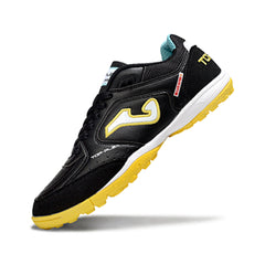 Joma Top Flex Black and Yellow Turf TF Football Boot