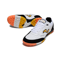 Joma Top Flex Turf TF White Black and Orange Football Boot