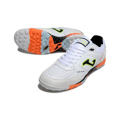 Joma Top Flex White Orange and Gray Turf TF Football Boot
