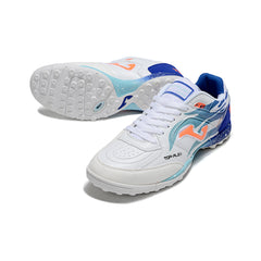 Joma Top Flex White and Blue Turf TF Football Boot