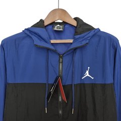Jordan Black and Blue Windbreaker Jacket