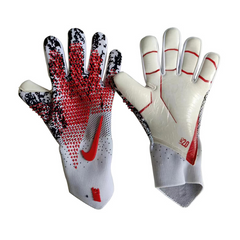 Luva de Goleiro Nike HyperTouch Elite Cinza. Preta e Vermelha - VENI Futebol