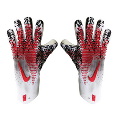 Luva de Goleiro Nike HyperTouch Elite Cinza. Preta e Vermelha - VENI Futebol